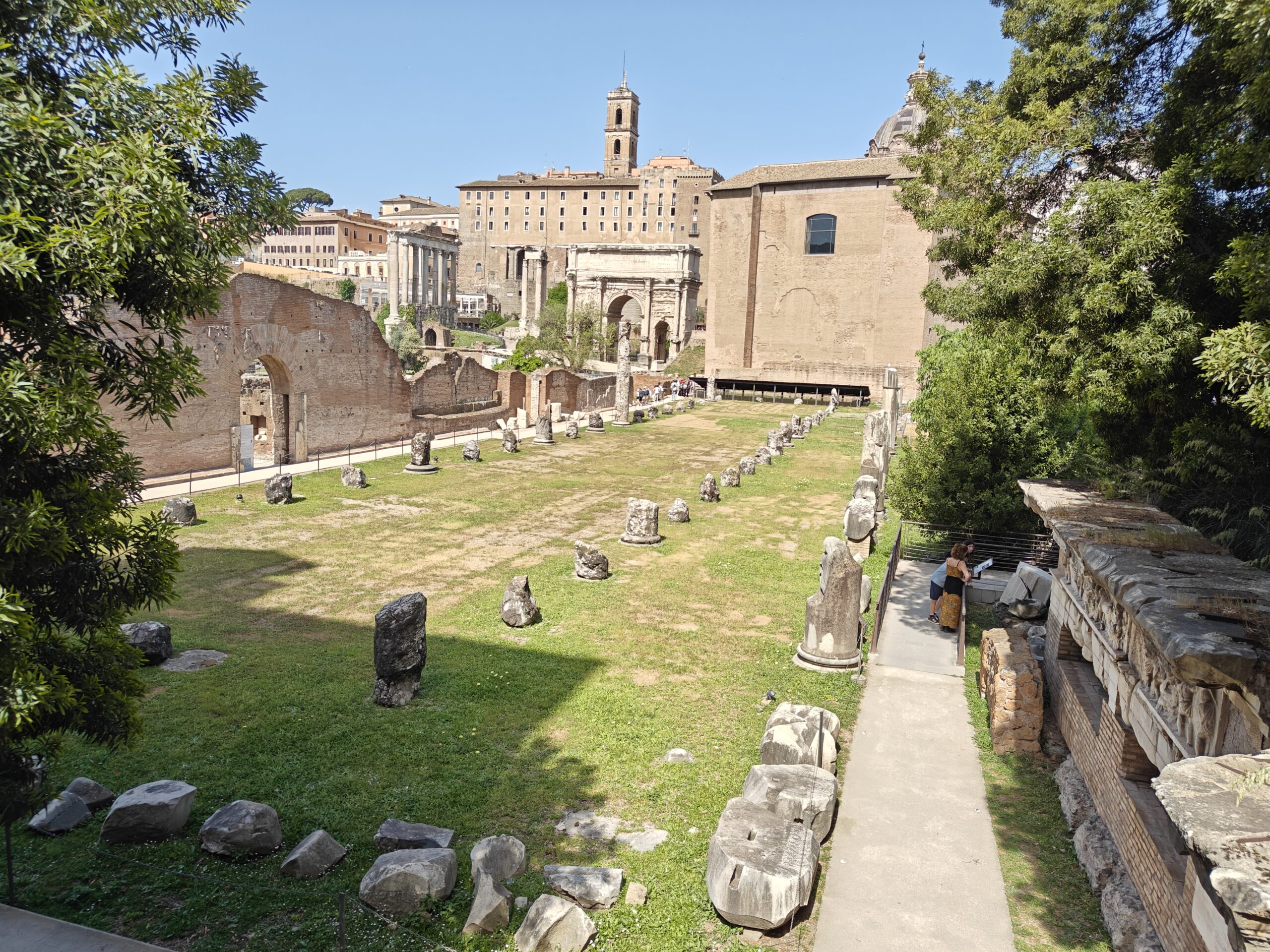 Roman Froum Basilica Aemilia