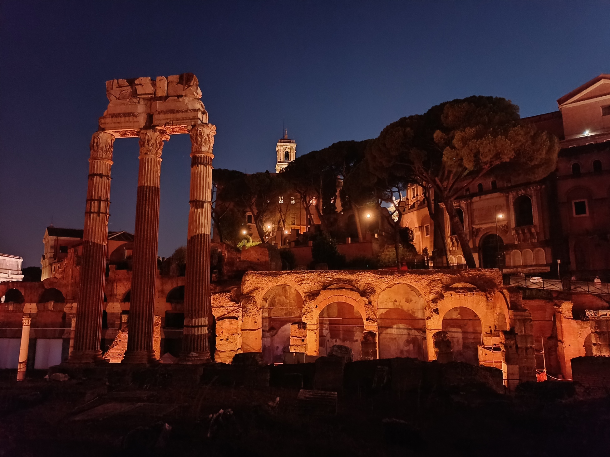 Rome at night